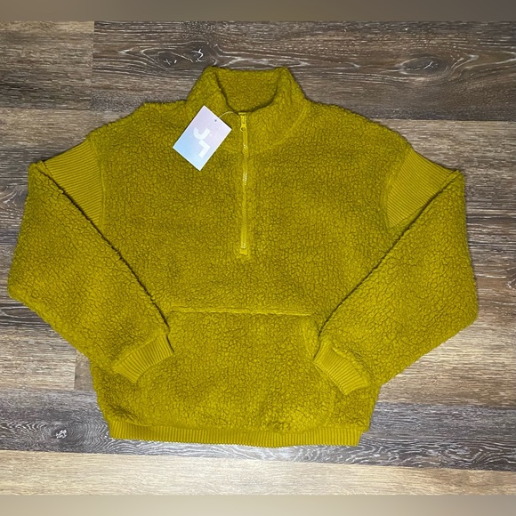 JoyLab Jackets & Blazers - NWT JOY LAB SUPER PLUSH OVERSIZED 3/4 ZIP FLEECE SIZE XS